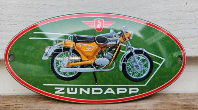 reclamebordje Zundapp