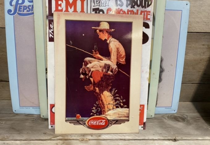 reclame bord coca cola