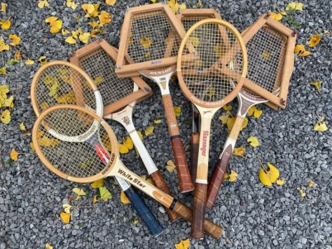 vintage tennisrackets